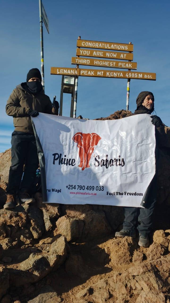 4 Days hiking Mt.Kenya via Sirimon down via Chogoria